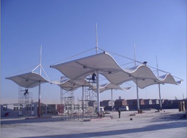 Sioen Industries tensile architecture Fluomax